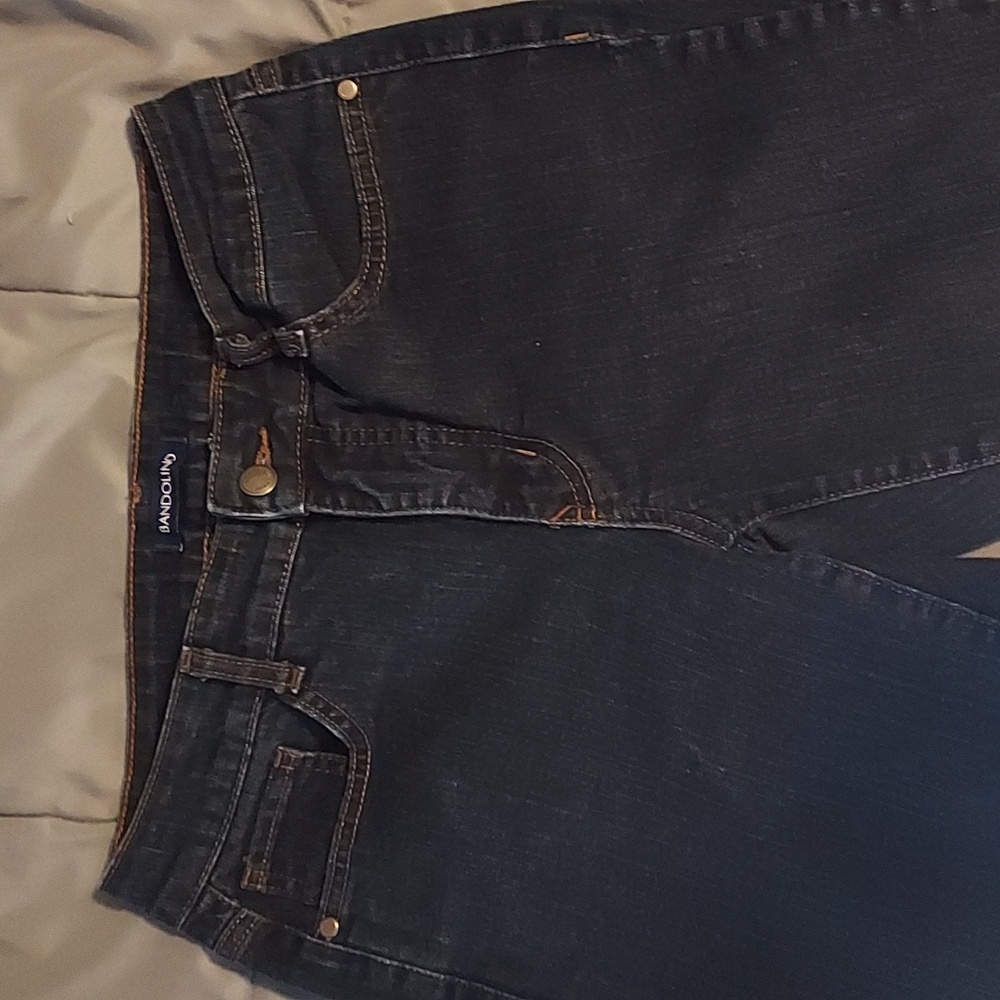 Bandolino Women's Deep Indigo Straight Leg Jeans